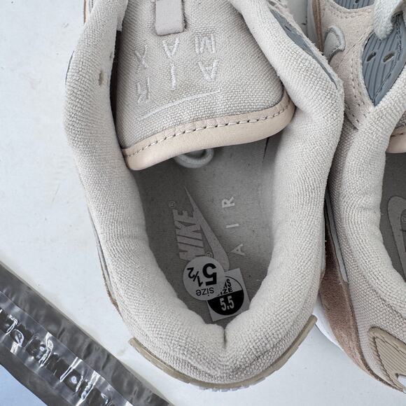 Nike Air Max 90‎ Premium Sneakers Mens US 5.5 Beige Upper Synthetic DA1641-201 main image 13